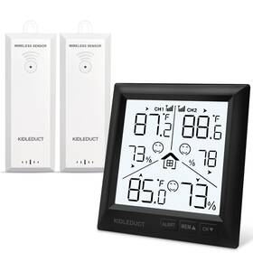 Ws003-2 Kidleduct Indoor Outdoor Thermometer Wireless Battery Powered High Precision Inside Ou
