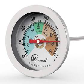 Kt Thermo 788185737781 Compost Soil Thermometer Worm Out Door Planting Soli Temperature