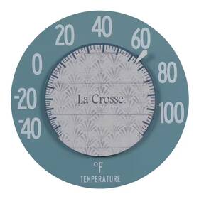 La Crosse 313102980942 8-inch Geometric Design Floating Dial Thermometer