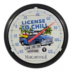 La Crosse 445014744718 13.25 Inch License To Chill Margaritaville Analog Dial Thermometer