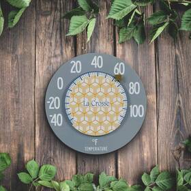 La Crosse 705353212710 8-inch Beehive Floating Dial Thermometer