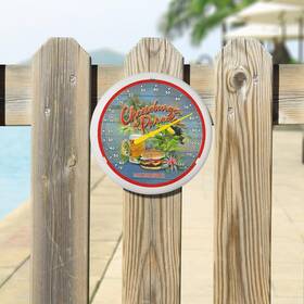 La Crosse 705353620690 13.25-inch Inch Cheeseburger In Paradise Margaritaville Analog Dial Thermometer