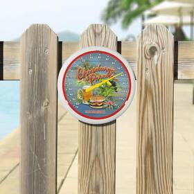 La Crosse 726084865624 13.25-inch Inch Cheeseburger In Paradise Margaritaville Analog Dial Thermometer