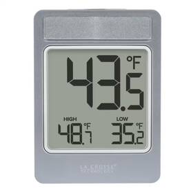 La Crosse Technology 445034977950 Digital Window Battery Operated Thermometer With Daily Records