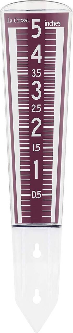 704-1531r-int La Crosse Technology Large Magnifying Easy Read 5-inch Capacity Red