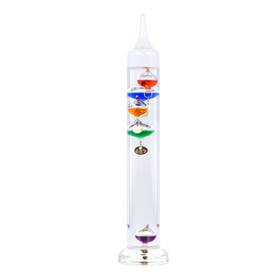 914-4928 La Crosse Technology 757456072043 11-inch Glass Galileo Indoor Thermometer