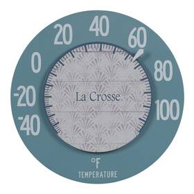 104-120b La Crosse Technology 757456074382 8-inch Geometric Floating Dial Thermometer