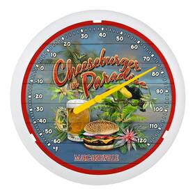 La Crosse Technology 757456076676 Cheeseburger In Paradise 13.25-inch Its 5 Oftclock Somewhere Margar