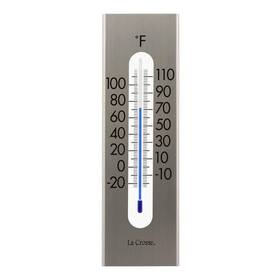 204-1523-int La Crosse Technology 757456078984 9 Inch Stainless Steel Analog Vertical Thermometer