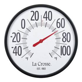 La Crosse Technology B0d5rk51qs 104-3056 Emperor 22in Analog Dial Thermometer