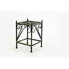 Lb-1705 Ore International Small Lattice Square Plant Stand
