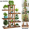 Lbsrbg20190166 Unho Pot Wood Plant Stand Shelf Rack Garden 7625828478386