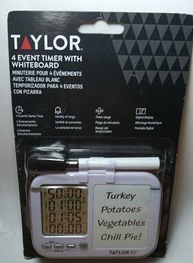 5849 Lifetime Brands Corporation New Taylor Digital Plastic Timer With Whiteboard Model