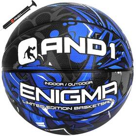 Lifeworks Technology Group Llc. 5a1bk1004bluw2 Enigma Basketball - Streetball For Indoor And Outdoor 27.5 With Pump Blue/black