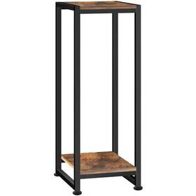 L11122 Lily Plant Stand Indoor 31.5ftft Tall Wood Stands Heavy Duty Square-2retro