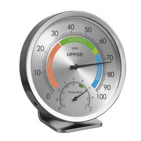 Littlegood 719889700337 5 Inch Indoor Outdoor Hygrometer/thermometer Humidity Gauge Indicator Temperature Hu