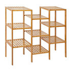 Lk0432 Luckyermore Bamboo Plant Flower Display Stand Bathroom Storage 738598240446
