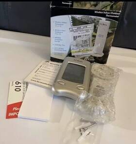 Ll Bean 757456990941 L.l Dual Home Wireless Indoor Outdoor Thermometer Set Unused