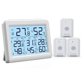 Mc05us-hy-wa54 Loficoper Digital Indoor Outdoor Thermometer Wireless Humidity Temperature Meter Temp