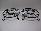 89164 Lot 2 Trivets Panacea Pot 12- Forged Olde Black World