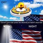 Ls0zh0112 Ayogu Solar Powered Flag Pole Light Led Usa Flagpole Weather