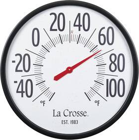 104-3056  Ltd. La Crosse Emperor Size 22-inch Analog Dial Thermometer