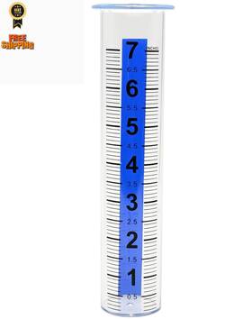 Lueudu 739722158439 7 Inch Plastic Rain Gauge Replacement Tube 8.23 X 2.24 1pcs Transparent Lueudu 739722158439 7 Inch Plastic Rain Gauge Replacement Tube 8.23 X 2.24 1pcs Transparent