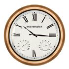 0353077 Luster Leaf 20058 Outdoor Indoor Clock With Thermometer Hygrometer 16 035307200587