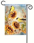 Mail31226 Magnetworks Magnet Works Yellow Finches Garden Flag 843259094372