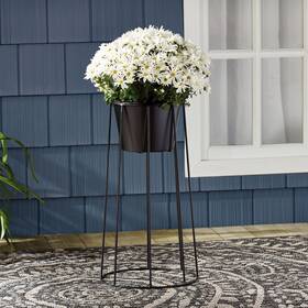 Ms21-201-005-29 Mainstays 12 Inch X 22 Black Metal Plant Stand