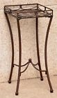 3560-rt-bn Matte Iron Plant Stand Patio 3185265 Brown Id