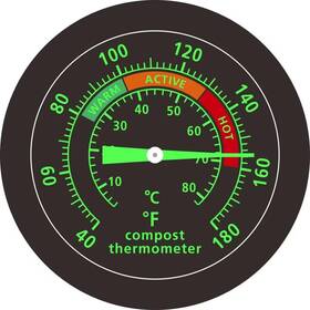Measuretool 113052364685 Dial 2 Inch Compost Thermometer 20 Probe Waterproof Temperature Gau