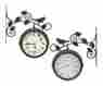 Mfoctb78 Mark Feldstein Decorative Outdoor Glass Metal Bird Clock Thermometer By