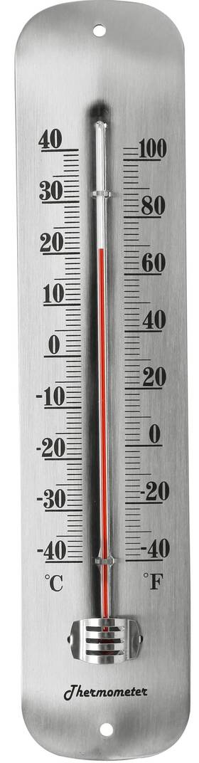 Miksus B08xjyp9fm 12.2 Inch Steel Wall Thermometer Indoor Outdoor Waterproof Decorative