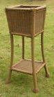 3189-mo Mocha Patio 2-tier Id 3185249 Wicker Resin Steel Plant Stand