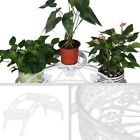 Mp37389 White Plant Stand Metal