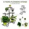 Msi3142279 Metal Plant Pot Stand Flowers Display Rack Home Shop Office