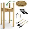 Msn Star Mid Century Modern Plant Stand Indoor Adjustable With Coaster 16