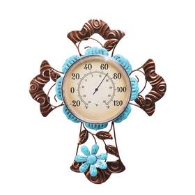 4862840 Mumtop Outdoor Thermometers For Patio-indoor Wall Thermometer - Solar Led Li