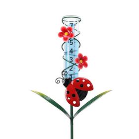 Sn5001442 Mumtop Rain Gauge Outdoor 35 Inch Large Number Easy Read Water Butterfly