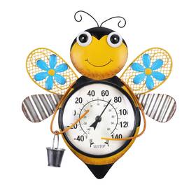Svn4452500 Mumtop Indoor Outdoor Thermometer Bees Large Number Wall Mounted For Pa