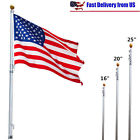 My10evzh89940103 Unbranded 16-20-25ft Aluminum Telescoping Flagpole