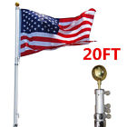 My14fhzh89940203 Unbranded 20ft Aluminum Telescoping Flagpole