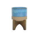 N-a Benzara Contemporary Ceramic Planter With Stand Multicolor Home 192551076341