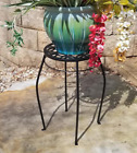 N-a Gt Plant Stand Steel Round Black Outdoor Indoor 642168711468
