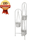 N8im4d9rcp General Stand Planter Tier Plant Metal Flower Pot Holder Shelf
