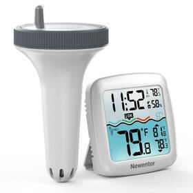 Newentor Life Pt01-zy-1 Pool Thermometer Floating Easy Read Digital Ipx8 Swimming W