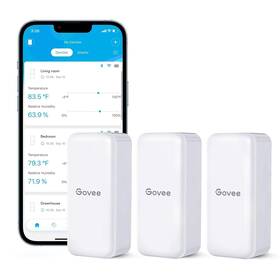 H5100 No Hygrometer Thermometer 3pack Mini Bluetooth Temperature Humidity Sensor
