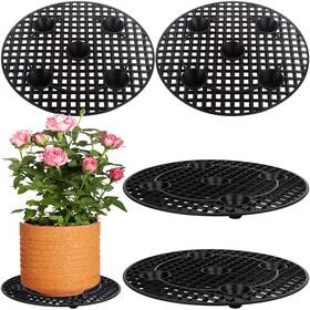 Obangong 731034049627 4 Pcs Plant Level Pot Elevator Heavy Duty Stands 12 Inch Risers F