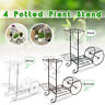 Ojo5131832 Matcc Tiers Metal Shelves Flower Pot Plant Stand Display Indoor